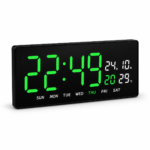 JH3604 LED Digital Clock – Digital Clock with Date & Temperature Display | Ijaz Collections - Image 2