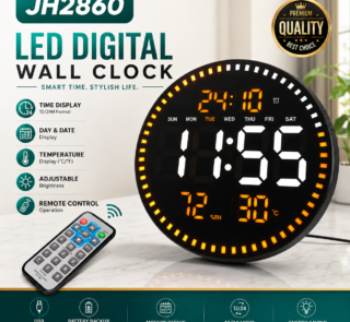 JH2860 LED Digital Wall Clock